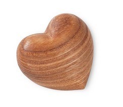 Herz Handschmeichler aus Holz